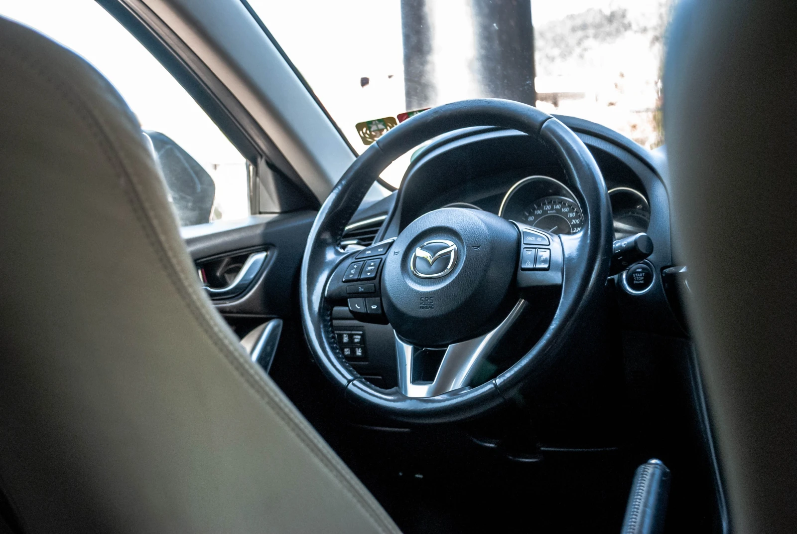Mazda 6 2.2D БЕЖОВА КОЖА!  - изображение 8