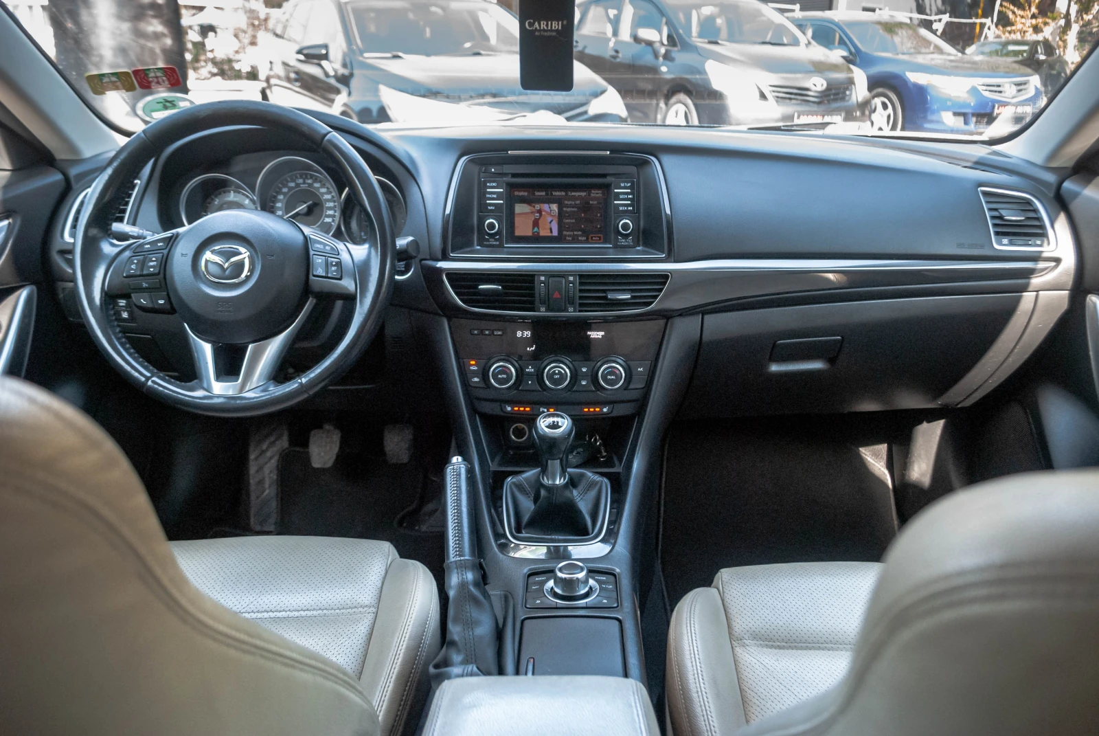Mazda 6 2.2D БЕЖОВА КОЖА!  - изображение 9