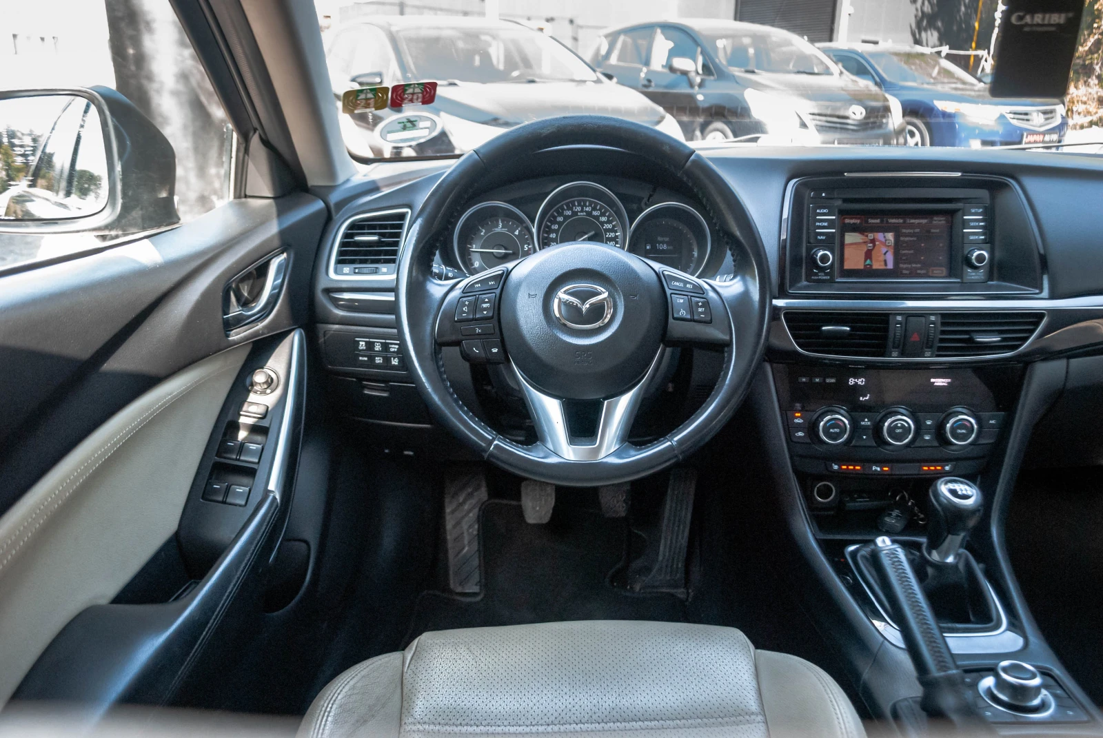 Mazda 6 2.2D БЕЖОВА КОЖА!  - изображение 10