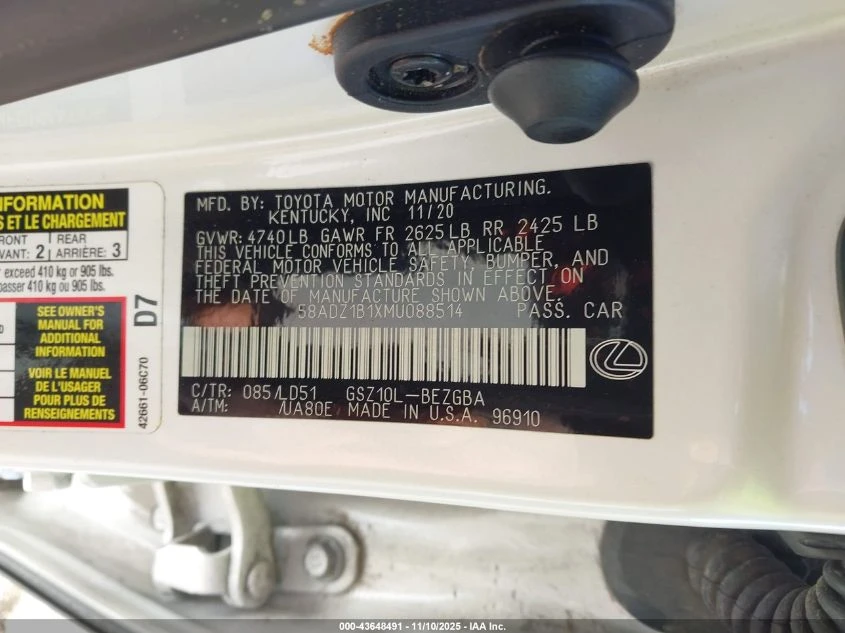 Lexus ES 350 3.5l - изображение 9