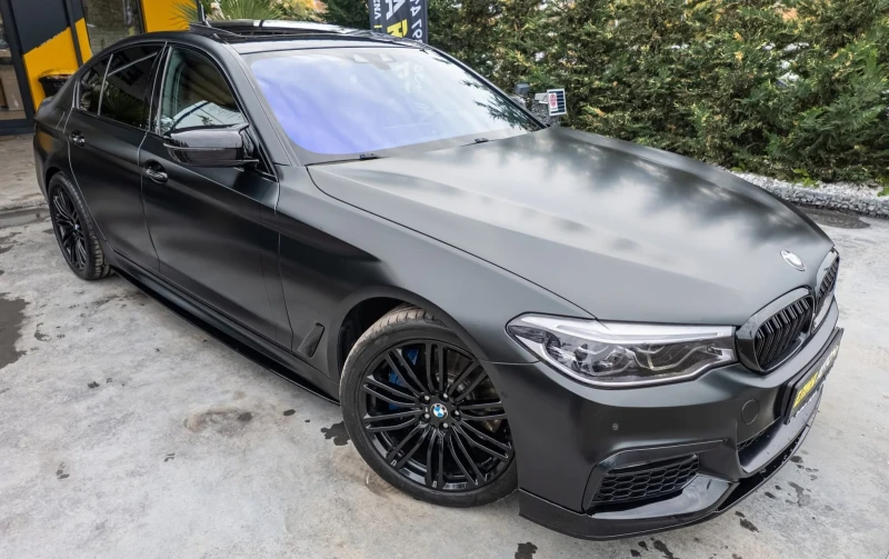 BMW 540 D XDRIVE FULL BLACK LINE РЯДКА КОЖА ЛИЗИНГ 100%, снимка 2 - Автомобили и джипове - 52333505