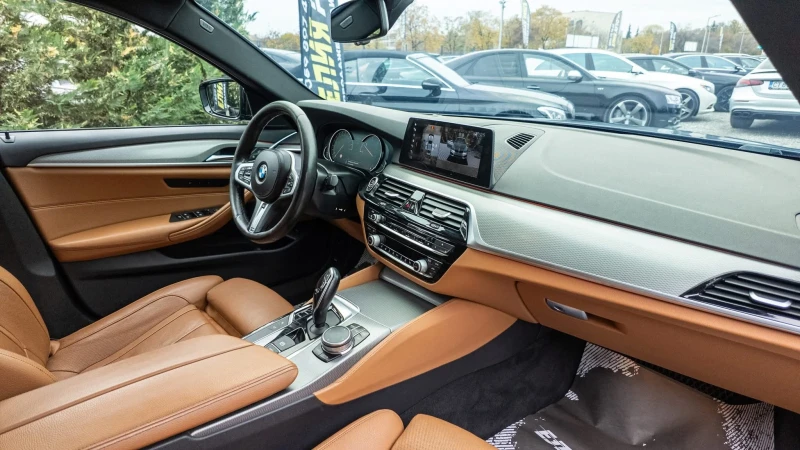 BMW 540 D XDRIVE FULL BLACK LINE РЯДКА КОЖА ЛИЗИНГ 100%, снимка 13 - Автомобили и джипове - 52333505