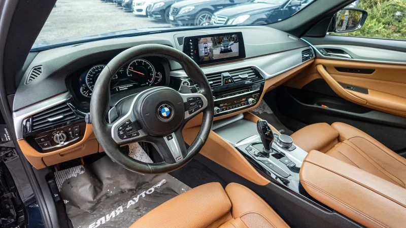 BMW 540 D XDRIVE FULL BLACK LINE РЯДКА КОЖА ЛИЗИНГ 100%, снимка 10 - Автомобили и джипове - 52333505