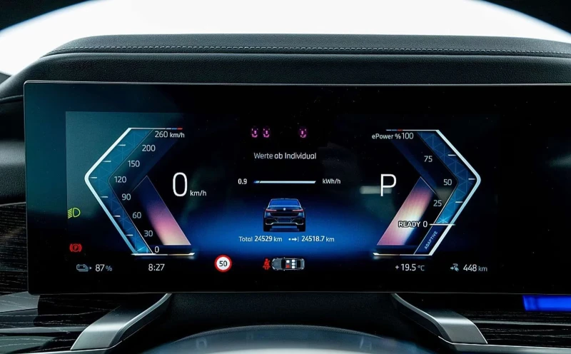 BMW i7 eDrive50/455HP/M-SPORT/PANO/B&W/MEMO/HUD/734g, снимка 10 - Автомобили и джипове - 53283642