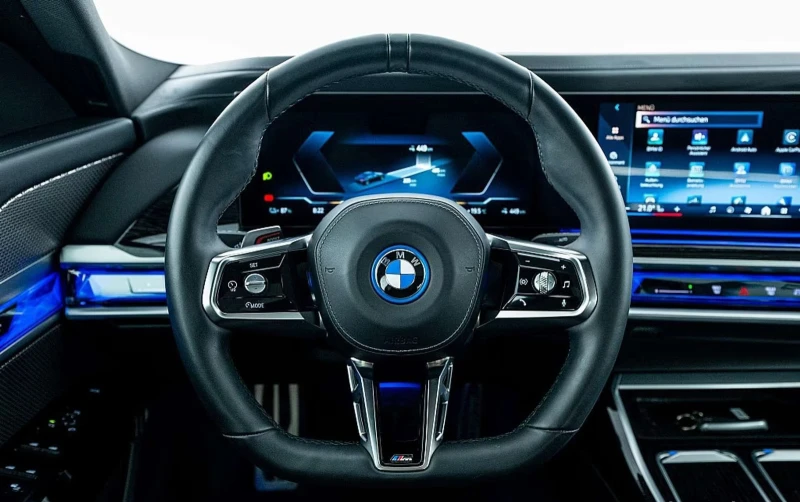 BMW i7 eDrive50/455HP/M-SPORT/PANO/B&W/MEMO/HUD/734g, снимка 9 - Автомобили и джипове - 53283642