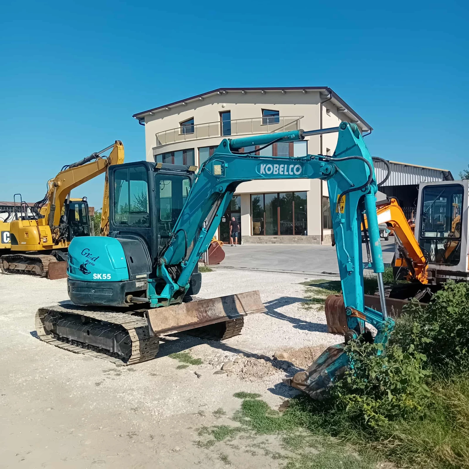 Багер Kobelco SK55SR-5 - КЛИМАТИК - ЛИНИЯ ЗА ЧУК - 4 КОФИ - изображение 6