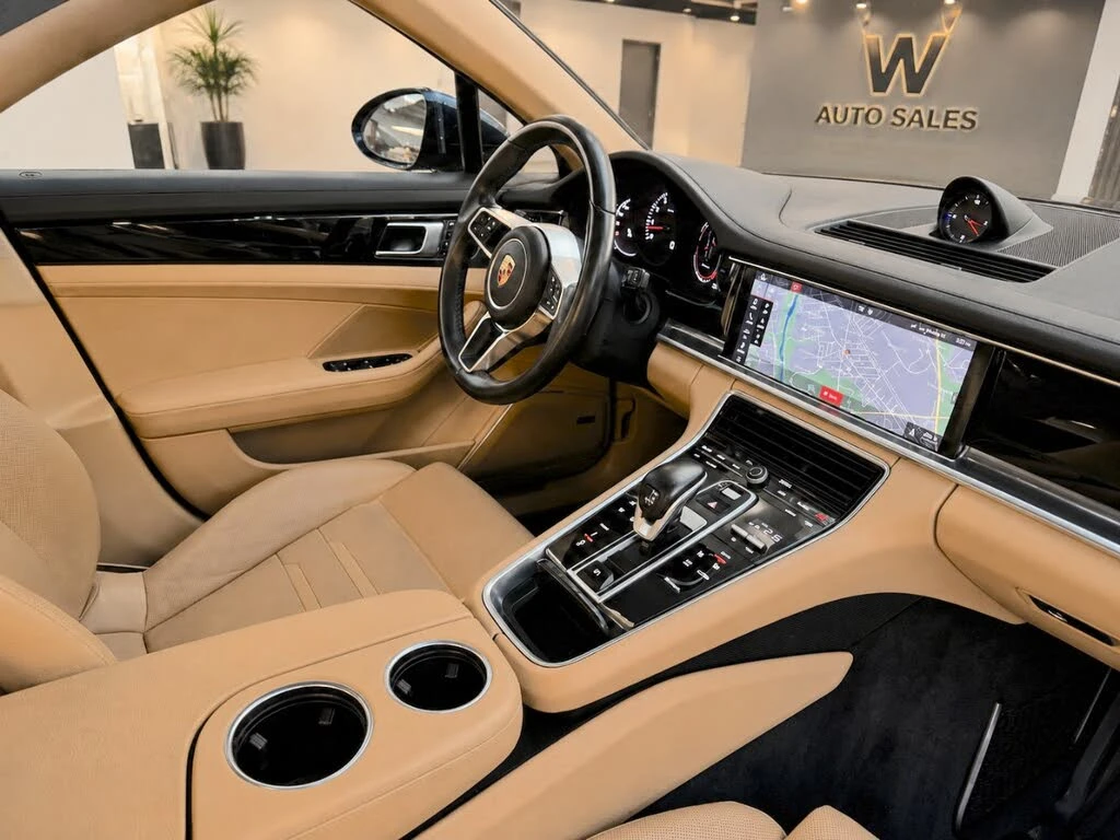 Porsche Panamera 4* ПОДГРЕВ* ОБДУХВАНЕ* 360КАМЕРА* LANE* ASSIST* , снимка 6 - Автомобили и джипове - 55838911