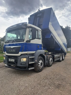 Man Tgs 32.420/8x4-самосвал/зърновоз , снимка 3