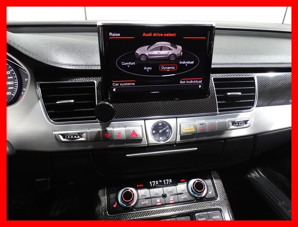 Audi S8 FULL* LED* BOSE* ХЕДЪП* ОБДУХВАНЕ* CARBON* , снимка 10 - Автомобили и джипове - 55220307