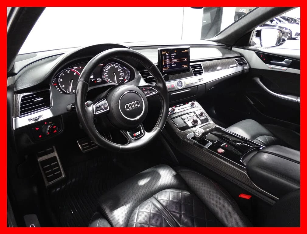 Audi S8 FULL* LED* BOSE* ХЕДЪП* ОБДУХВАНЕ* CARBON* , снимка 6 - Автомобили и джипове - 55220307