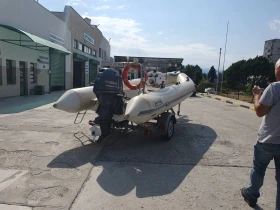 Обява за продажба на Надуваема лодка Yamaha Двигател 70к.с.-Promarine+ Регистрация+ Колесар ~19 999 лв. - изображение 1