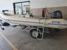 Обява за продажба на Надуваема лодка Yamaha Двигател 70к.с.-Promarine+ Регистрация+ Колесар ~19 999 лв. - изображение 2