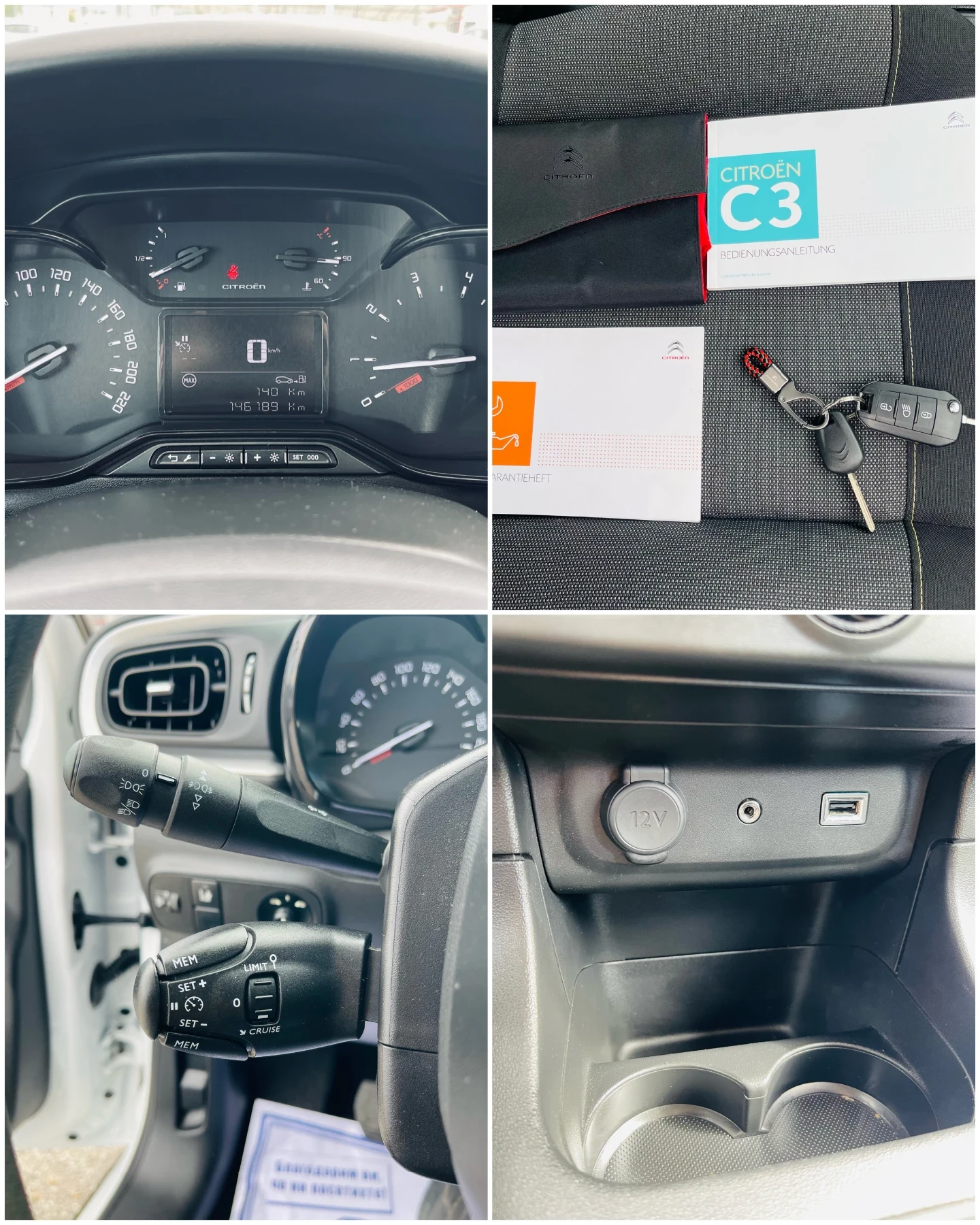 Citroen C3 1.2 PureTec Feel * EURO6 * Сервизна история* , снимка 13 - Автомобили и джипове - 54664062