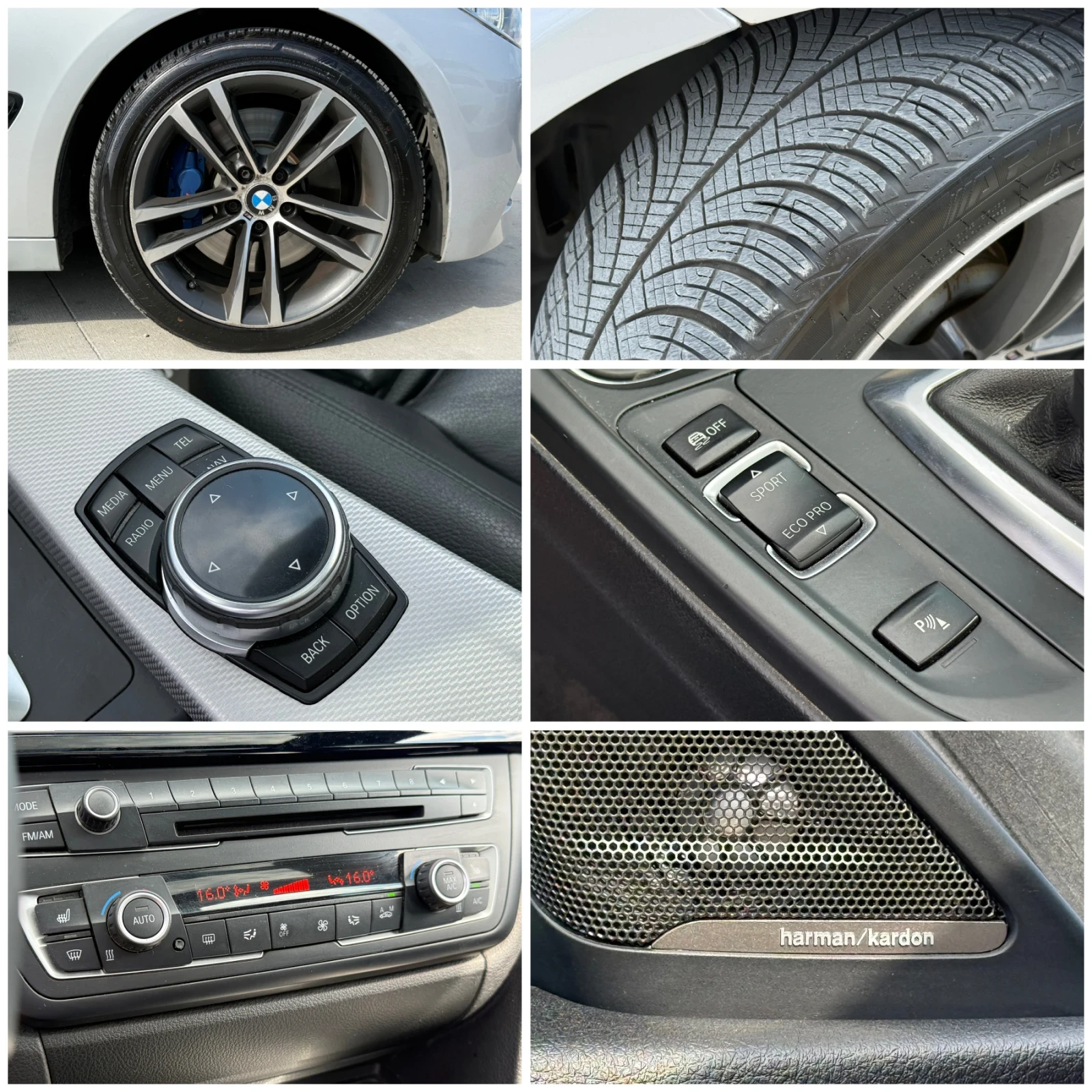 BMW 335 GT* 350к.с* 2016г* 179.000КМ* Топ Състояние* , снимка 16 - Автомобили и джипове - 55607673