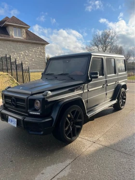 Mercedes-Benz G 500 * G55* MATTE BLACK* ПОДГРЕВ* ORANGE INTERIOR* , снимка 1