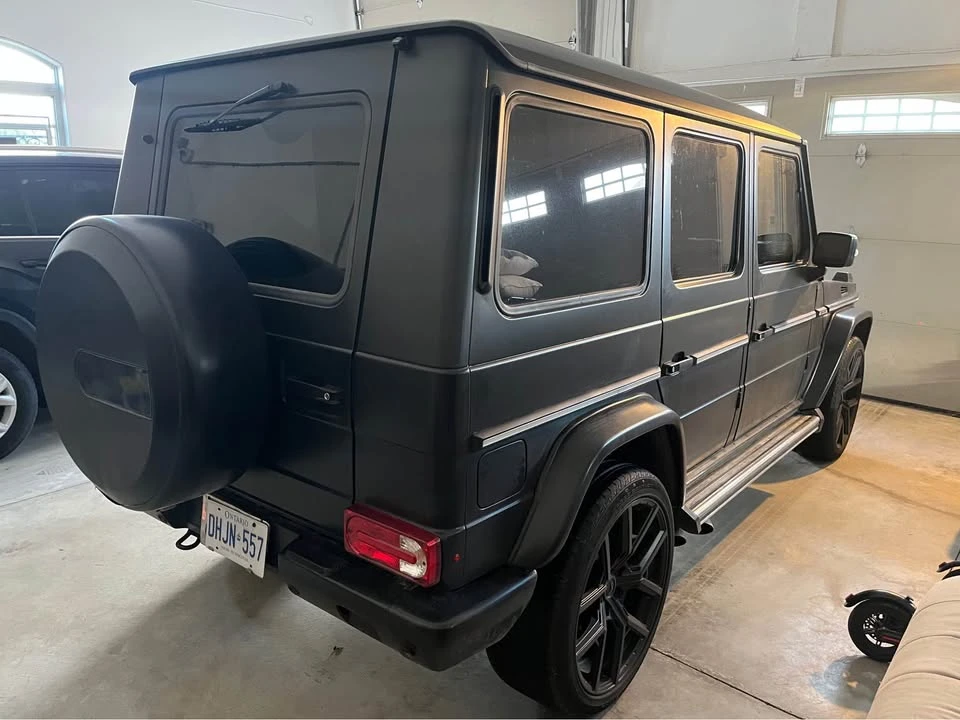 Mercedes-Benz G 500 * G55* MATTE BLACK* ПОДГРЕВ* ORANGE INTERIOR* , снимка 5 - Автомобили и джипове - 54142501