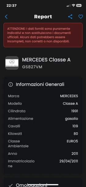 Mercedes-Benz A 180 2011 2.0cdi