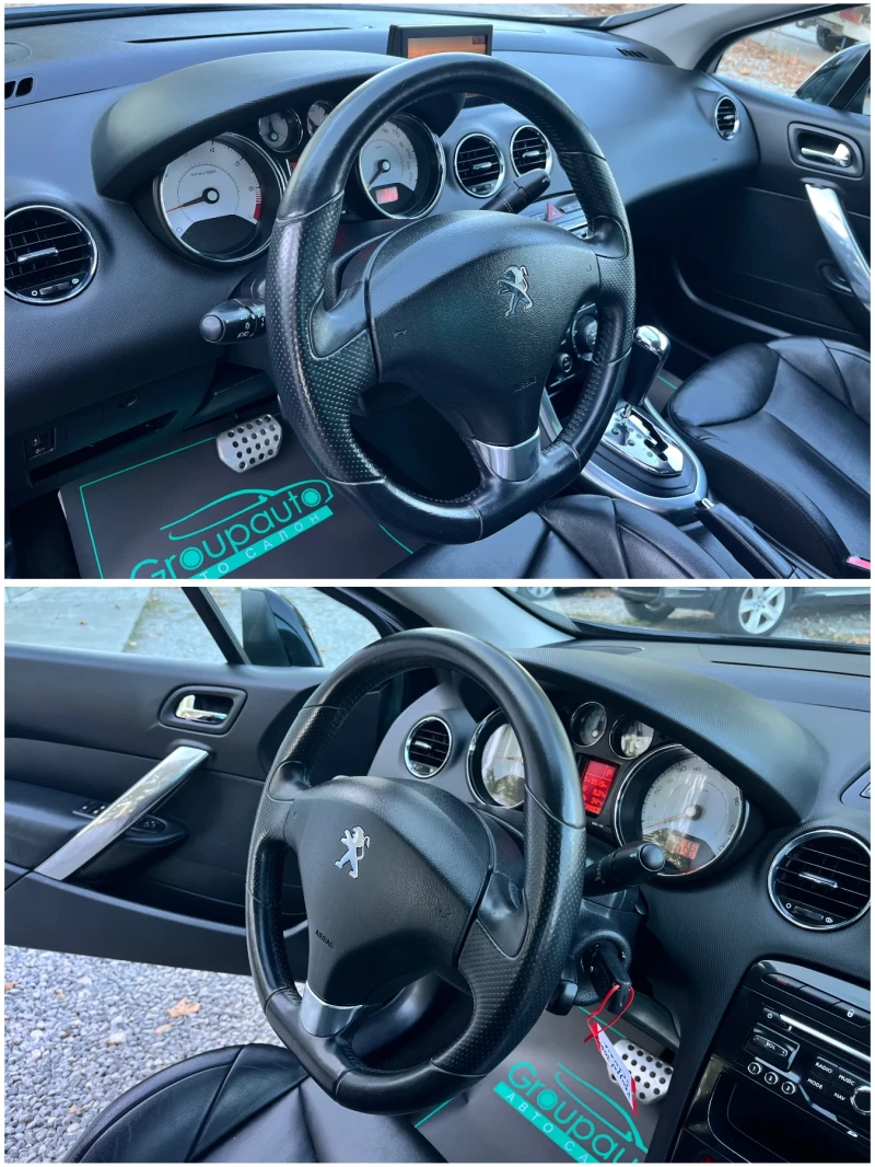 Peugeot 308 1, 6i-150k.c/111000kм/АВТОМАТИК/НАВИГАЦИЯ/КОЖА/ТОП, снимка 9 - Автомобили и джипове - 51800972