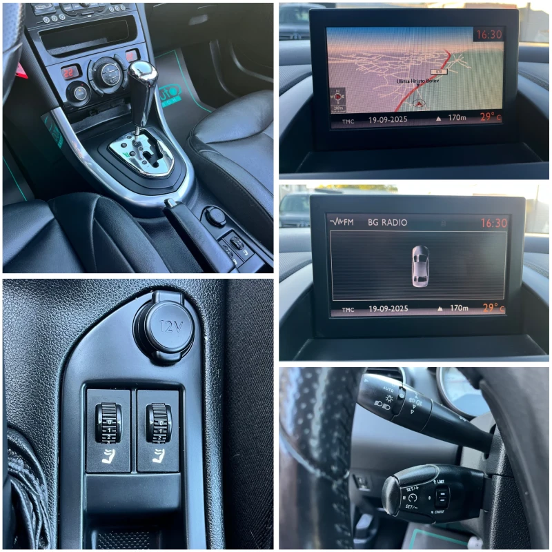 Peugeot 308 1, 6i-150k.c/111000kм/АВТОМАТИК/НАВИГАЦИЯ/КОЖА/ТОП, снимка 14 - Автомобили и джипове - 51800972
