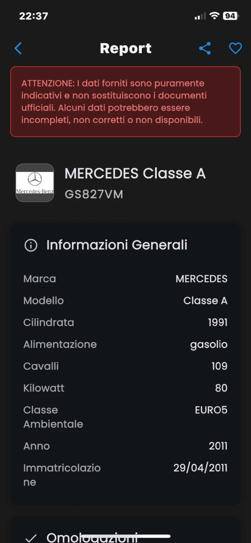 Mercedes-Benz A 180 2011 2.0cdi - 4000 лв. / 2045.17 € - 59269905 1