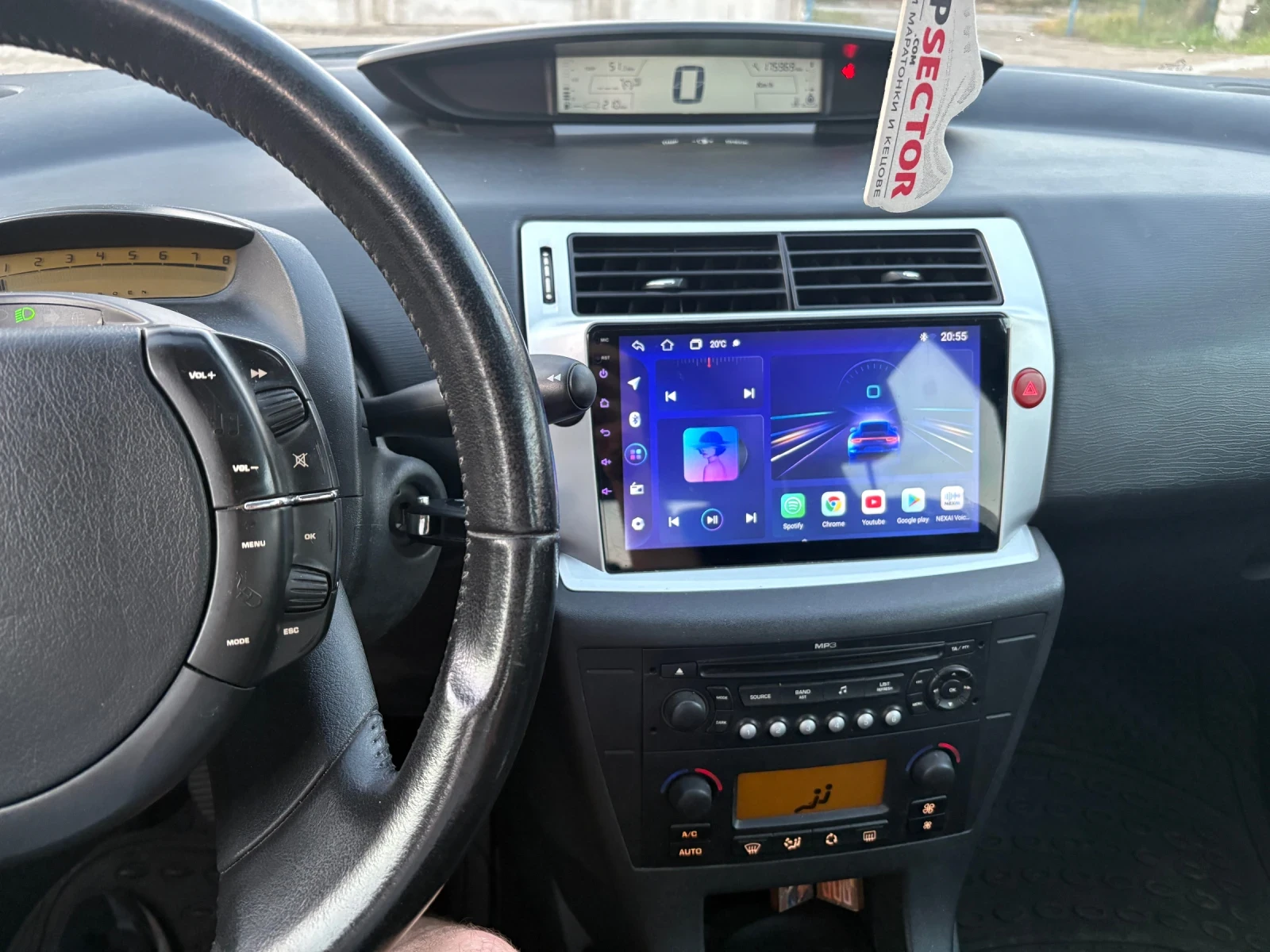 Citroen C4 1.6 бензин/ газ BRC, снимка 12 - Автомобили и джипове - 55303999