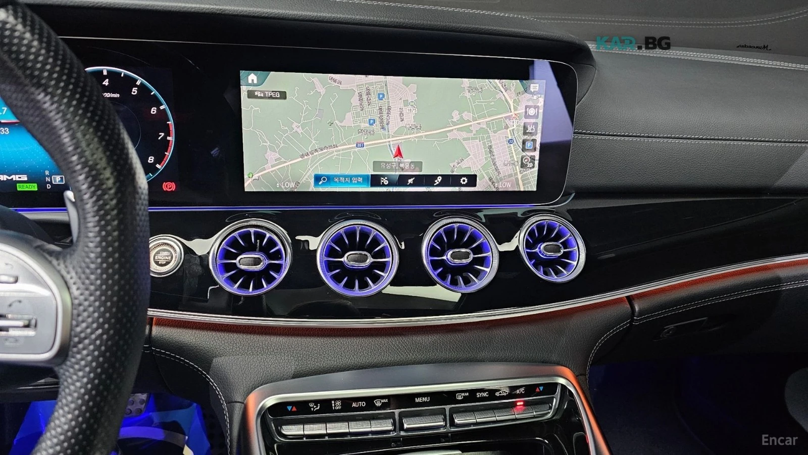 Mercedes-Benz AMG GT 43* 4MATIC* DISTRONIC* ОБДУХ* 360* КАМЕРА* HUD* , снимка 10 - Автомобили и джипове - 55942704