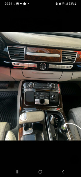 Audi A8 Ваком,музика BQ, шито табло, matrix фарове, снимка 2