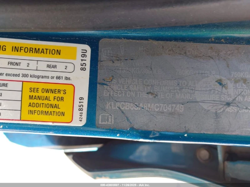 Chevrolet Spark 1.4L I-4 DOHC, VVT, 98HP Front Wheel Drive, снимка 14 - Автомобили и джипове - 53095554