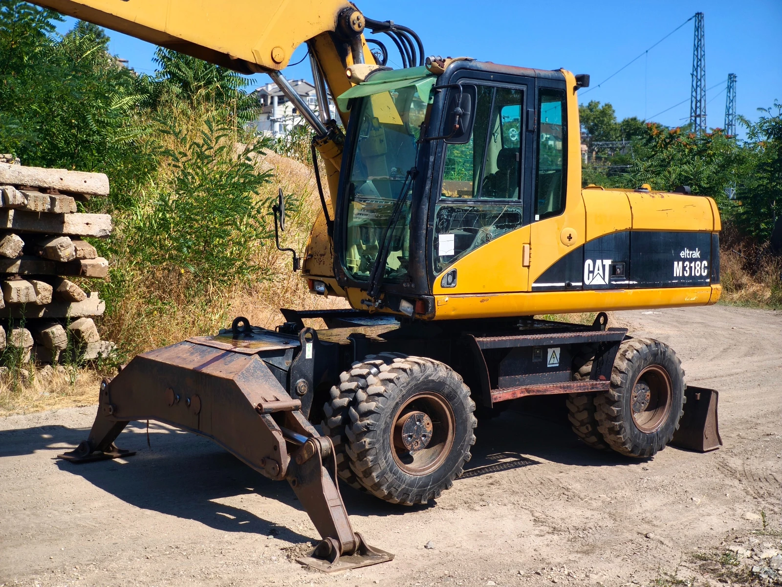 Багер Caterpillar M318C, снимка 2 - Индустриална техника - 55558598