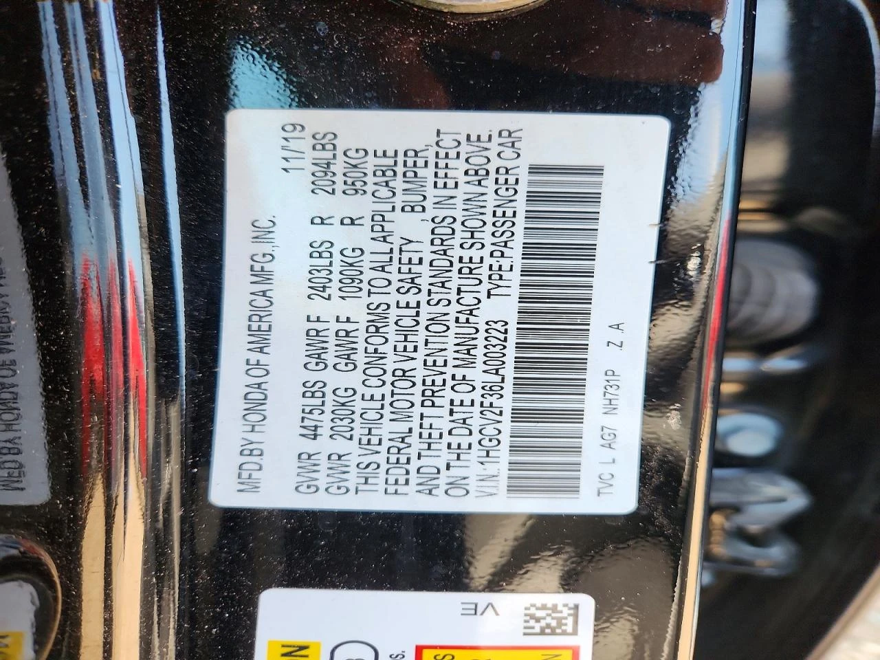 Honda Accord 2.0l Sport, снимка 12 - Автомобили и джипове - 56216256