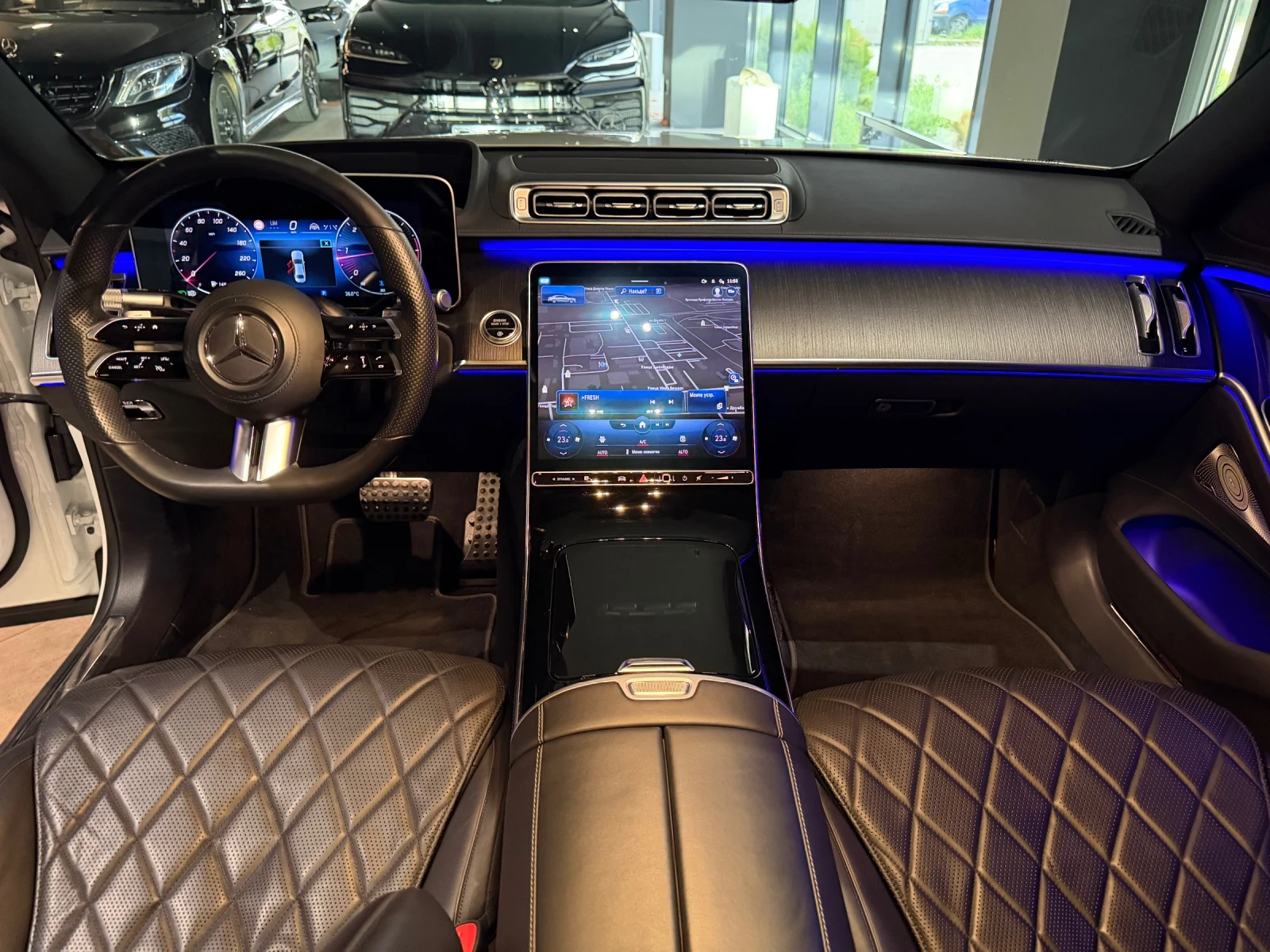 Mercedes-Benz S 400 d AMG L 4M, снимка 10 - Автомобили и джипове - 54589817