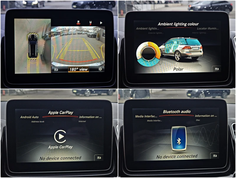 Mercedes-Benz GLE 350 AMG/GERMANY/9G/360CAMERA/AMBIENT/CAR PLAY/ПОДГР/LI, снимка 14 - Автомобили и джипове - 52554179
