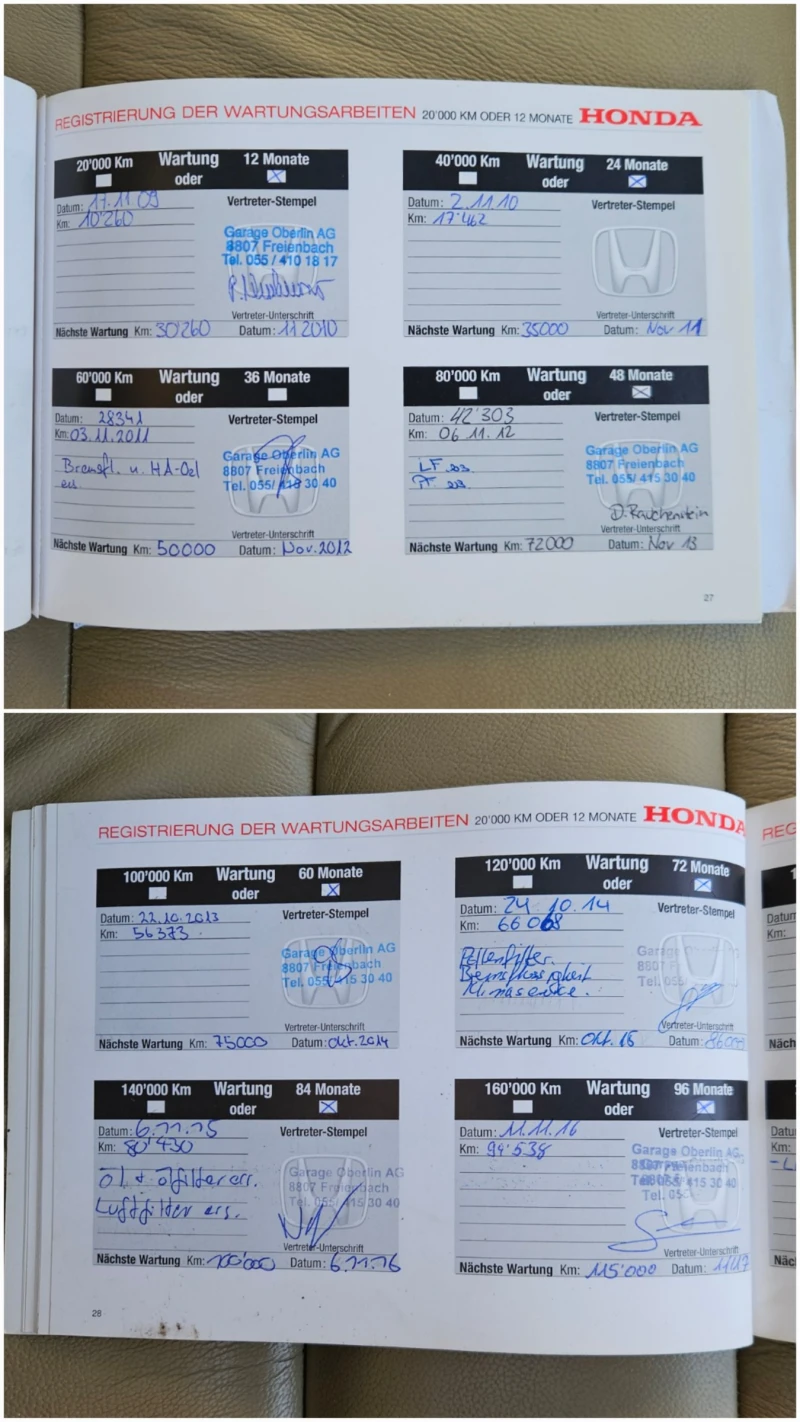 Honda Cr-v 2.0i-VTEC 4x4 Distronic Пълна сервизна в Хонда, снимка 16 - Автомобили и джипове - 52866113