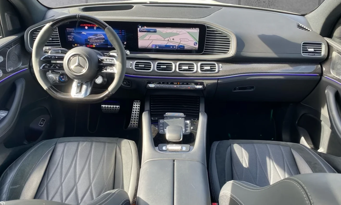 Mercedes-Benz GLE 63 S AMG 4M* PREMIUM PLUS* BURMESTER* PANO* ВЕНТИЛАЦИЯ* 360, снимка 7 - Автомобили и джипове - 54959896