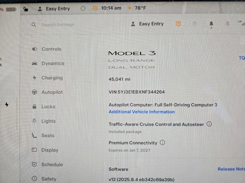 Tesla Model 3 Long Range/ Застраховател / Carfax, снимка 9 - Автомобили и джипове - 56234708