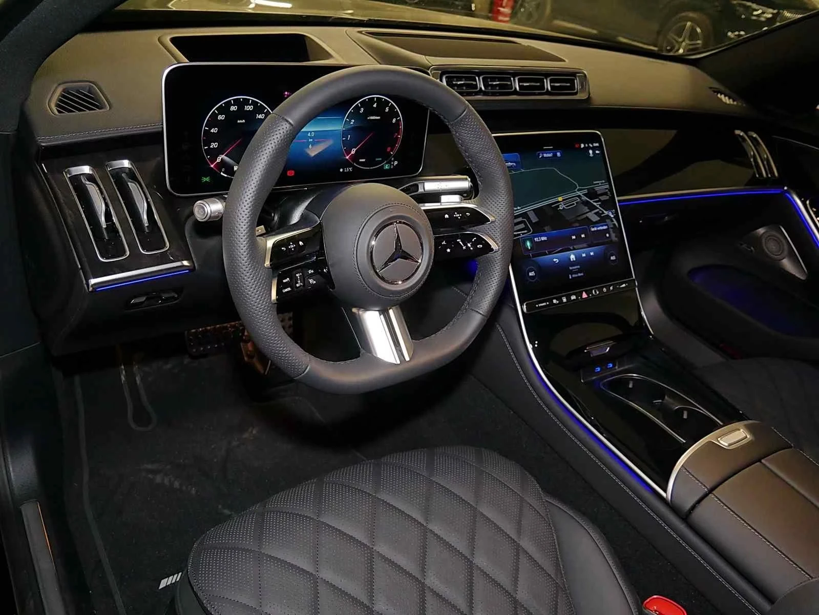 Mercedes-Benz S 580 LONG 4-MATIC AMG TV EXCLUSIV PANORAMA BURMESTER , снимка 6 - Автомобили и джипове - 55674826