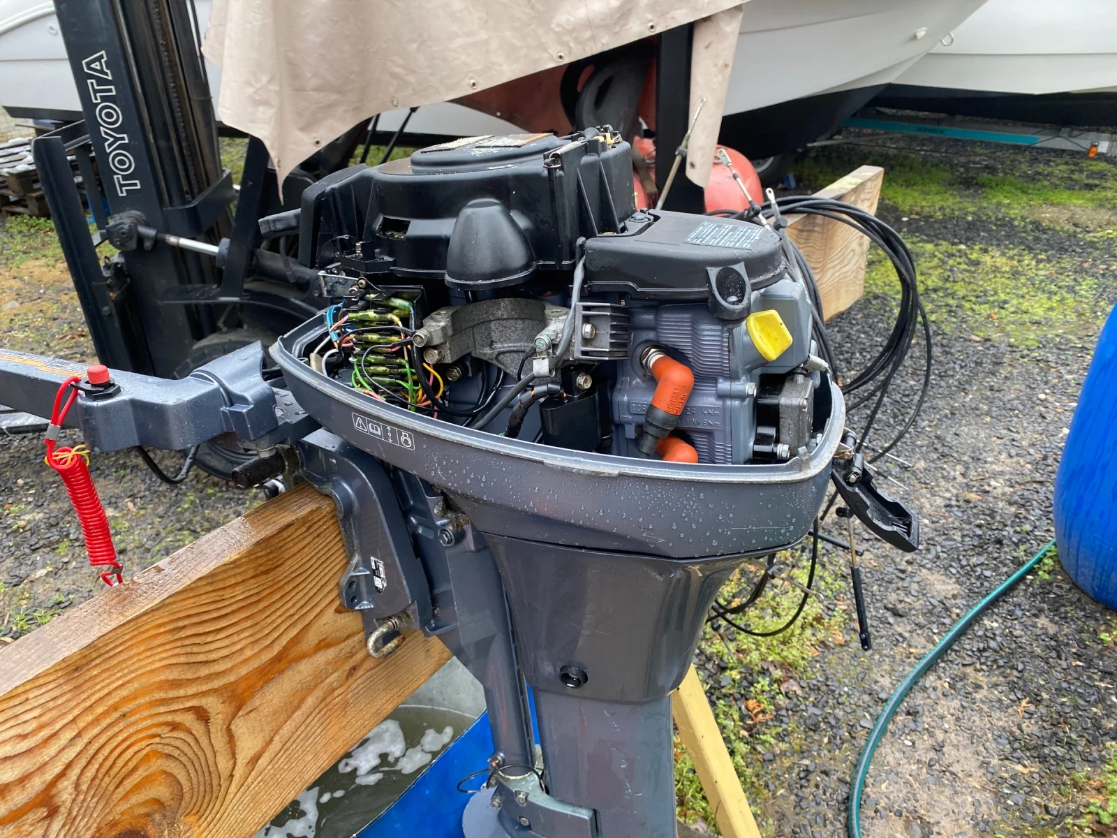 Извънбордов двигател Yamaha F8 - изображение 9