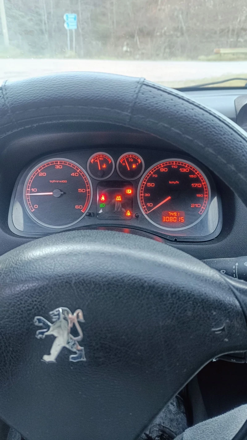 Peugeot 307 2.0 hdi 107, снимка 10 - Автомобили и джипове - 48089489