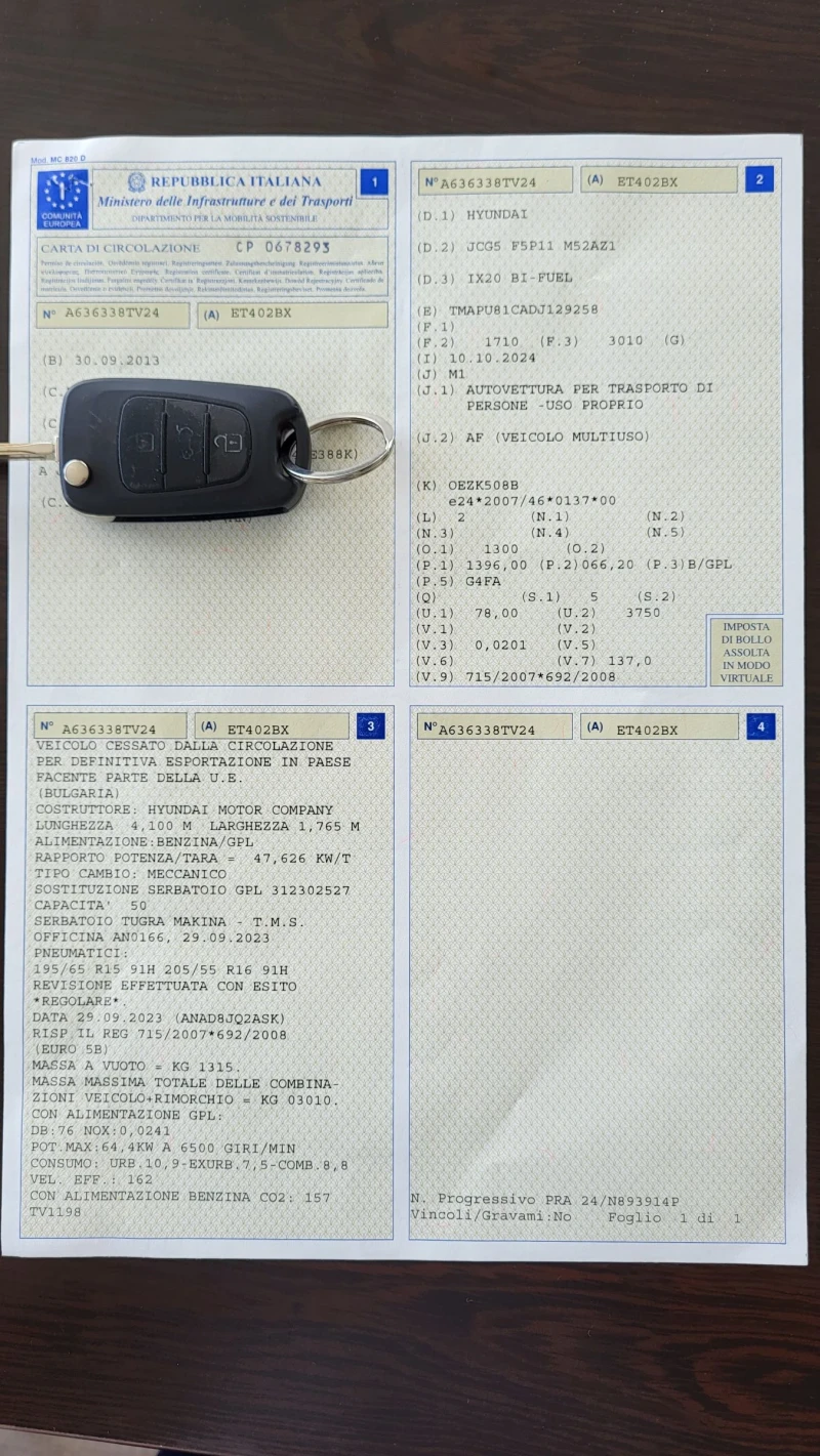Hyundai Ix20 1.4 BIFUEL - 6000 лв. - 86654653 | Car24.bg