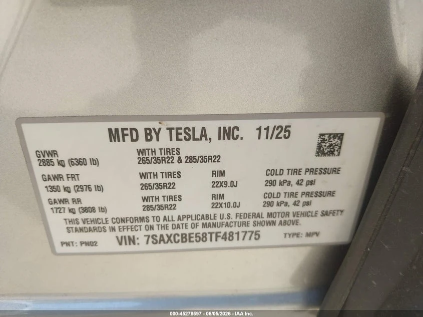 Tesla Model X All-Wheel Drive, снимка 9 - Автомобили и джипове - 55102781