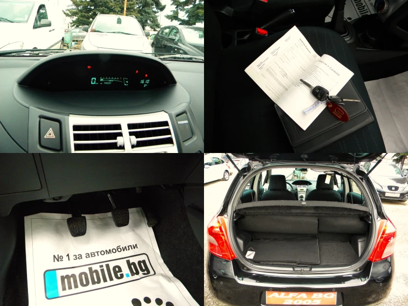 Toyota Yaris 1.3VVT I* 146000km* KATO НОВ* EURO4* , снимка 9 - Автомобили и джипове - 53469554