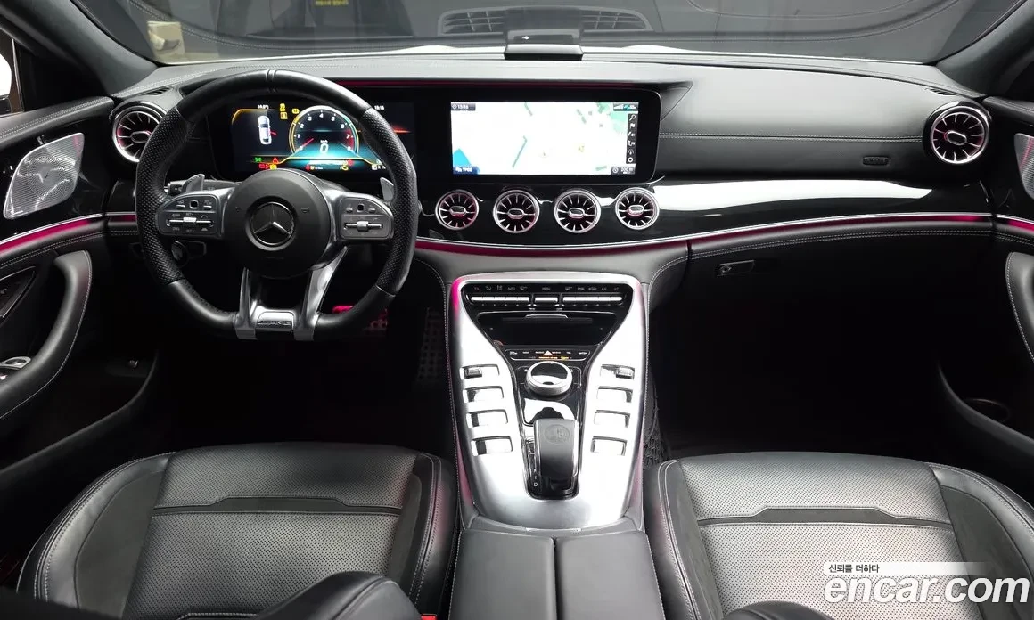 Mercedes-Benz AMG GT 43 4MATIC+ | BURMESTER| HUD| DISTRONIC| ОБДУХ| , снимка 5 - Автомобили и джипове - 54455707