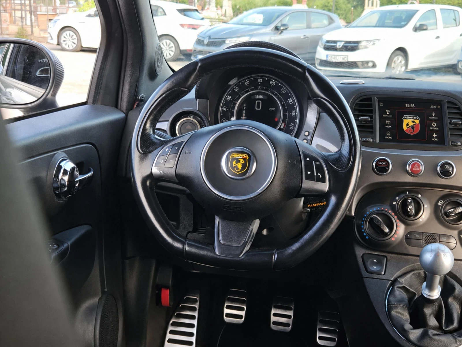Fiat 500 ABARTH/CABRIO/NAVI/CARBON, снимка 12 - Автомобили и джипове - 54741821