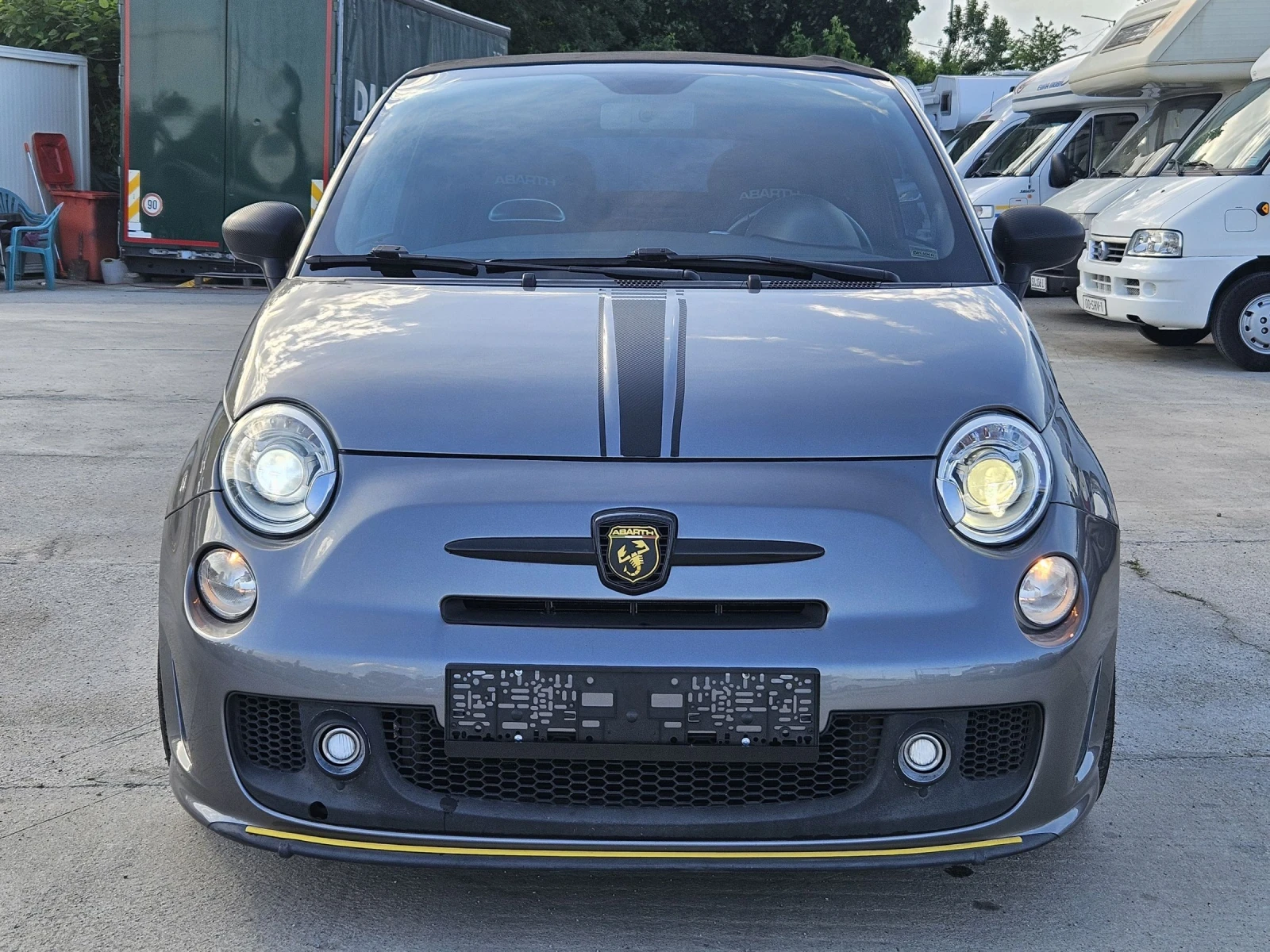 Fiat 500 ABARTH/CABRIO/NAVI/CARBON, снимка 2 - Автомобили и джипове - 54741821