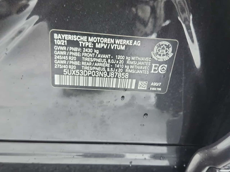 BMW X3 M PACK XDRIVE30I * CARFAX * ПАНОРАМА* ПОДГРЕВИ, снимка 17 - Автомобили и джипове - 53531905