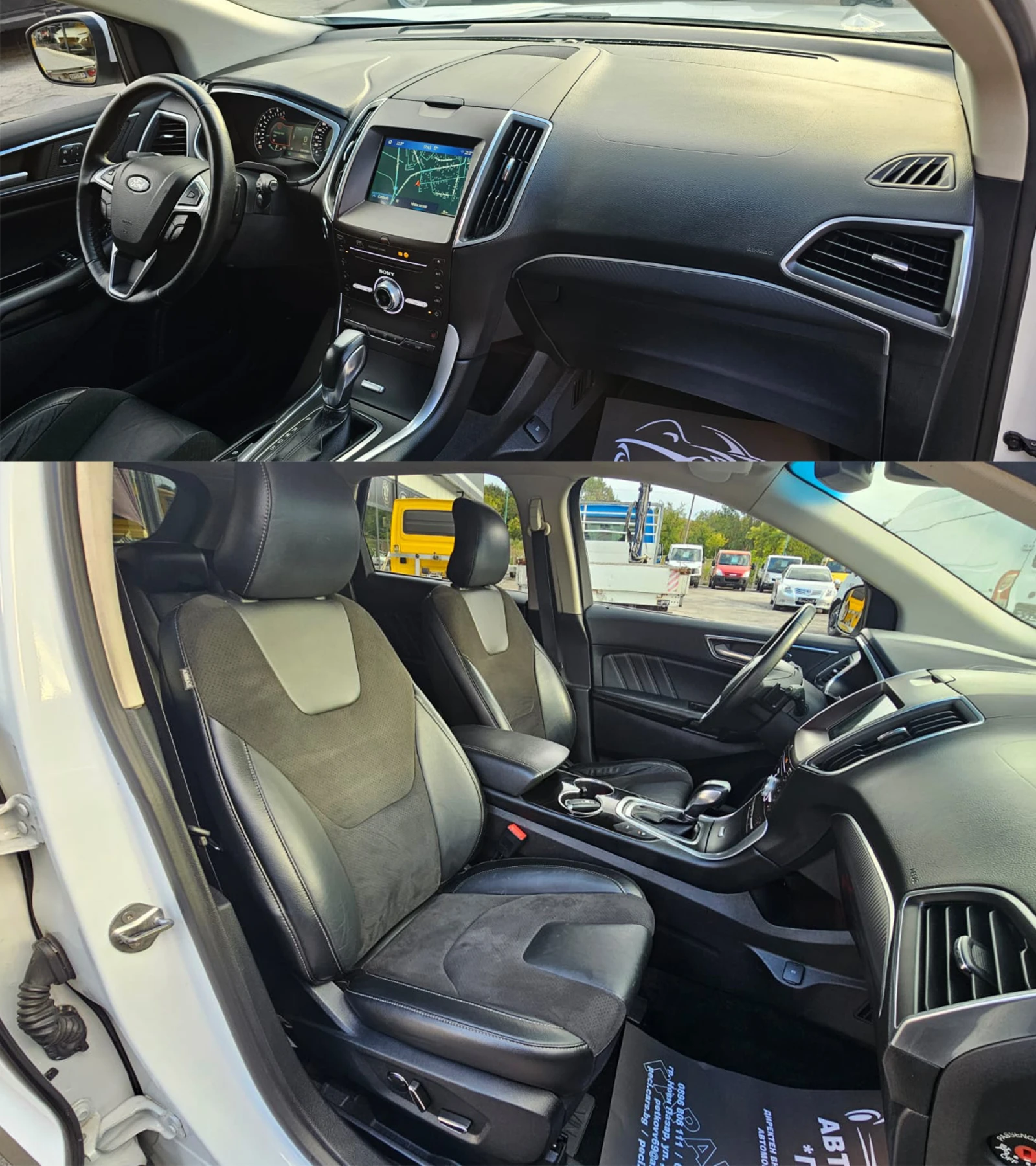 Ford Edge ST-Line 2.0TDCi 4x4 AUTO IT-ИСТОРИЯ-ТОП СЪСТ-ЛИЗИН, снимка 12 - Автомобили и джипове - 56216044