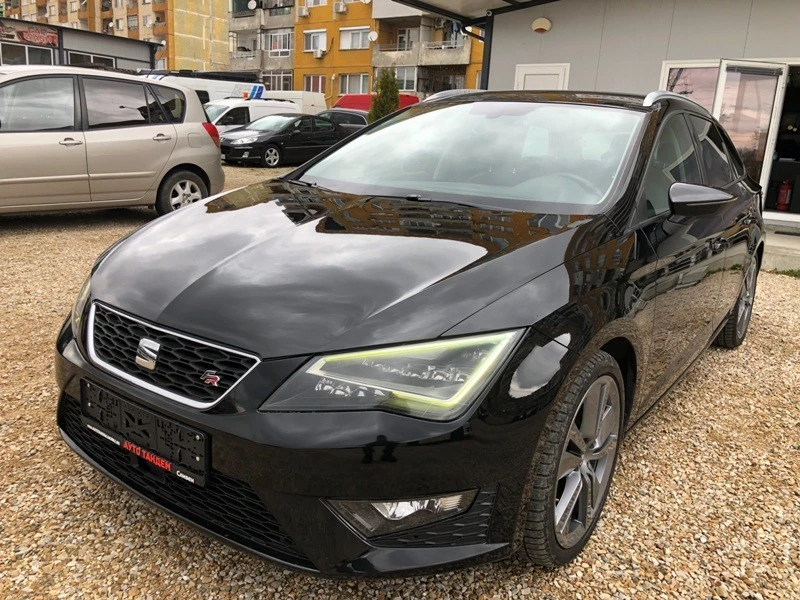 Seat Leon FR-DSG 2.0 TDI-184-k.c/MATRIX/DISTRONIC-УНИКАТ, снимка 1 - Автомобили и джипове - 44670253