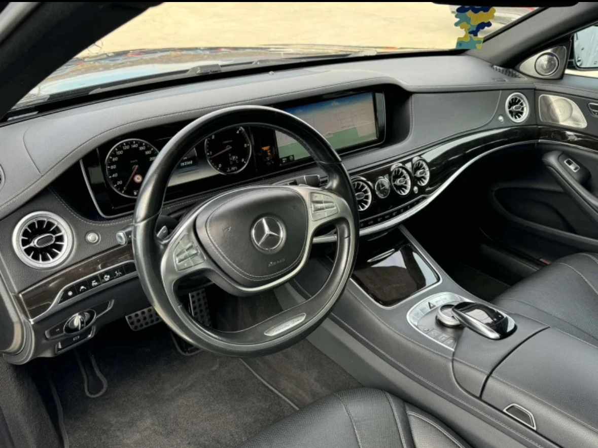 Mercedes-Benz S 350 AMG Панорама 360 cam Вакум дистроник асистент парк - изображение 8