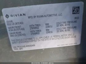 Rivian R1S LAUNCH EDITION проверена, лека щета - 54900 лв. - 17966554 | Car24.bg