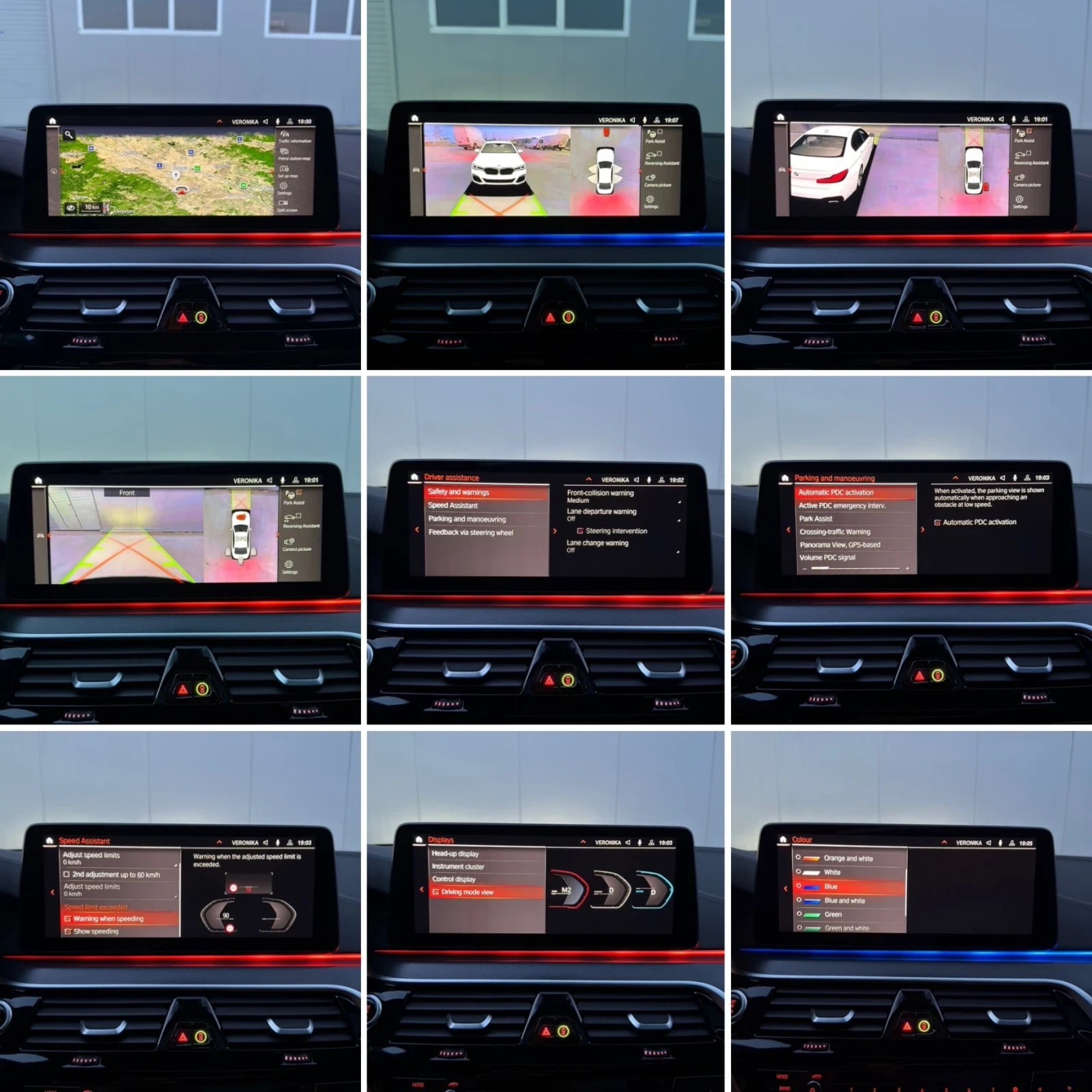 BMW 540 2022/ M PERFORMANCE/ B58/ xDrive/ 3xTV/ 360 CAM, снимка 13 - Автомобили и джипове - 54151280